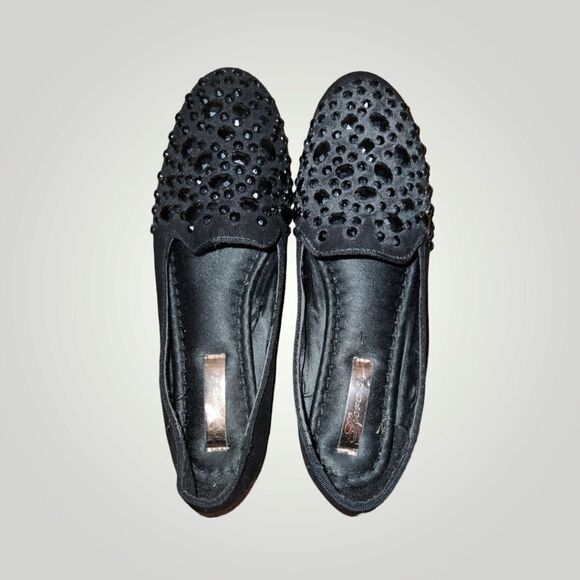 Sfera black round toe flats size 38 7.5 - Picture 4 of 9